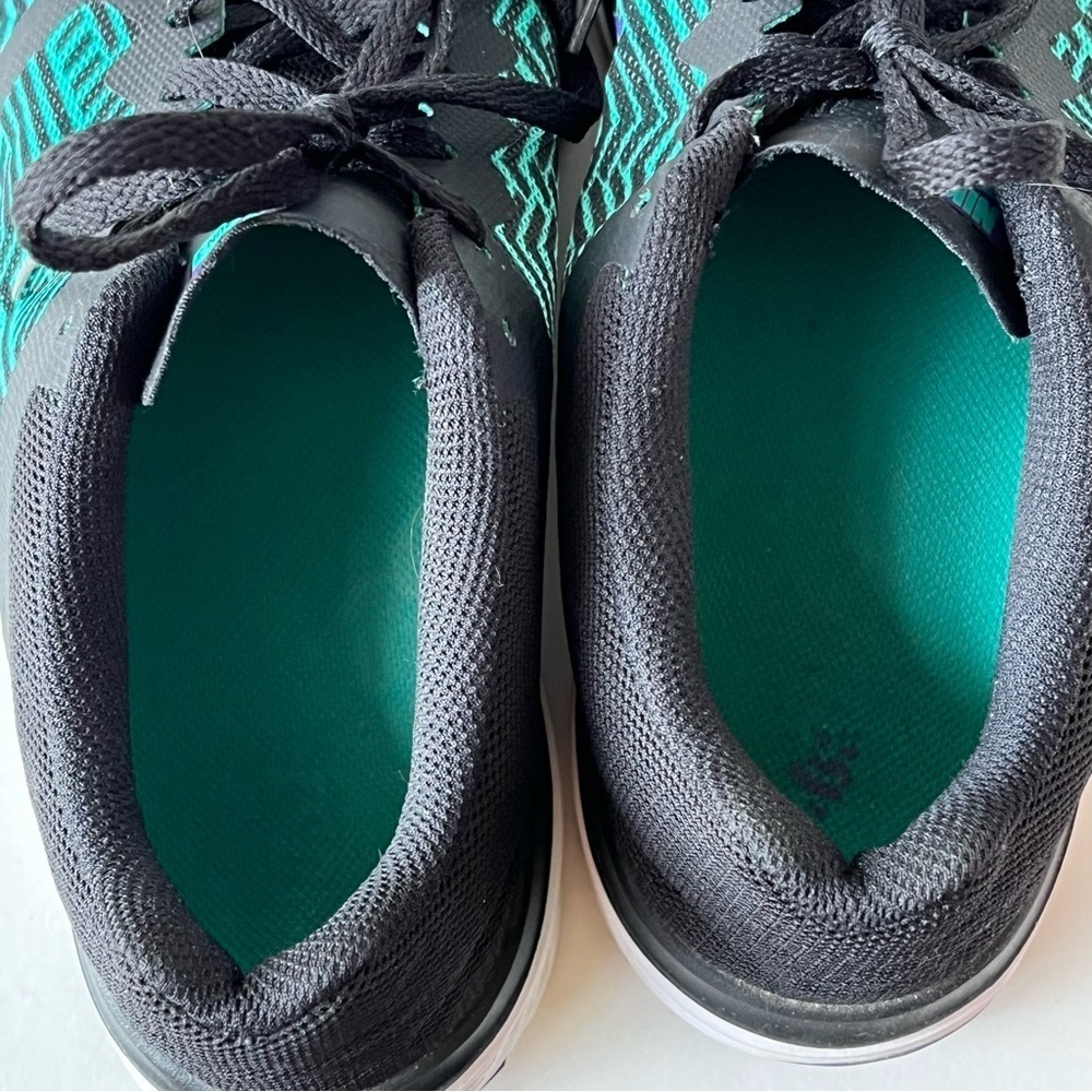 Nike FS Lite Run 3 Running Women’s Black Teal Athletic Shoes Size 10 Lightweight - Picture 12 of 12